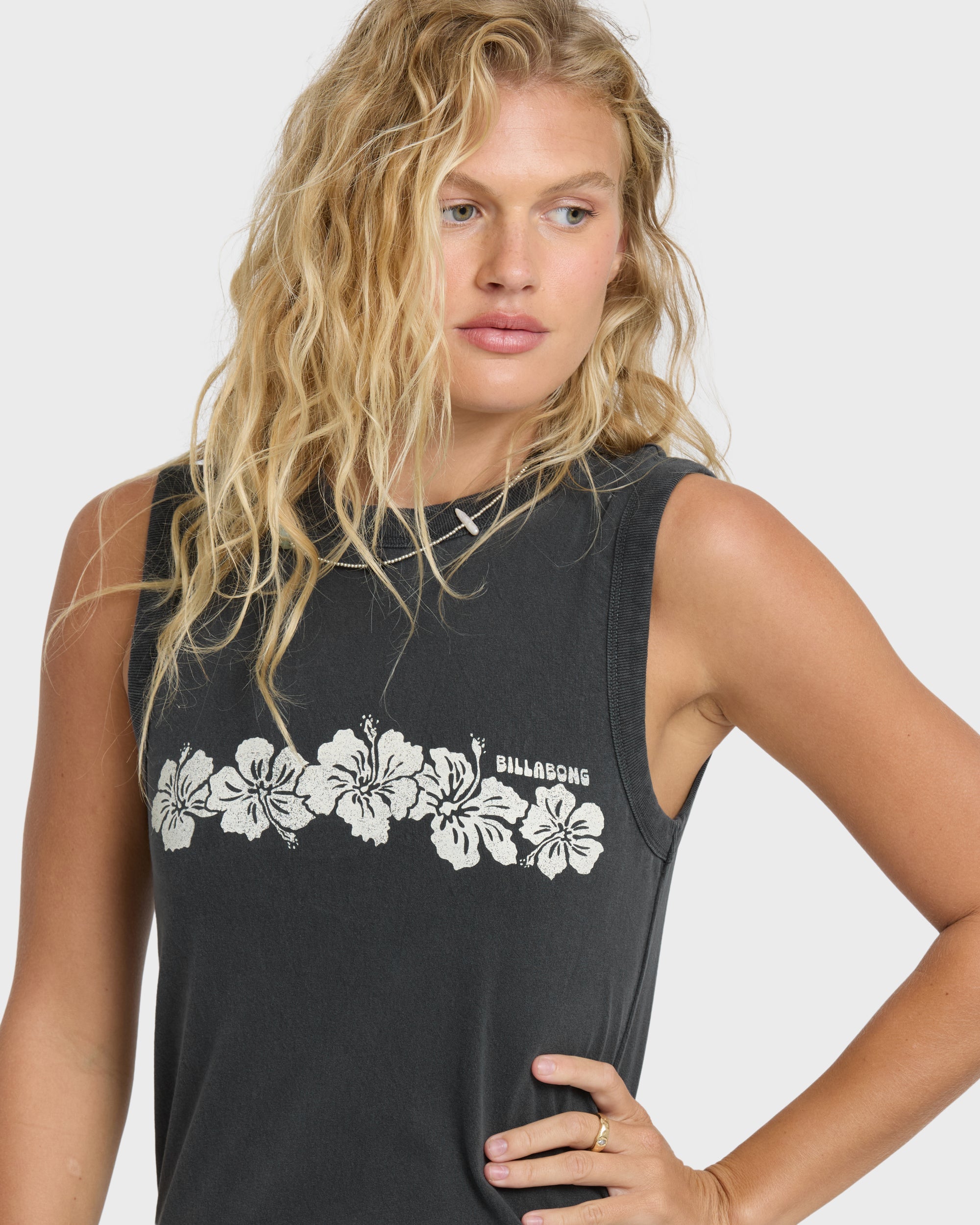 Paradise Knit Mini Dress - Black Sands
