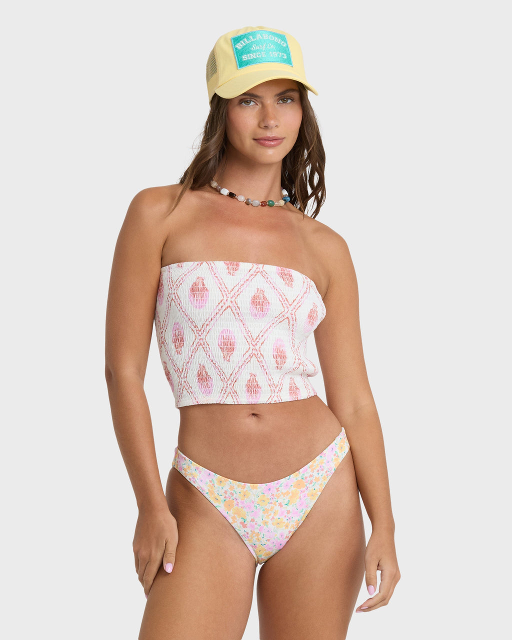 Keep It Simple Shell Ya Later Tube Top - Salt Crystal