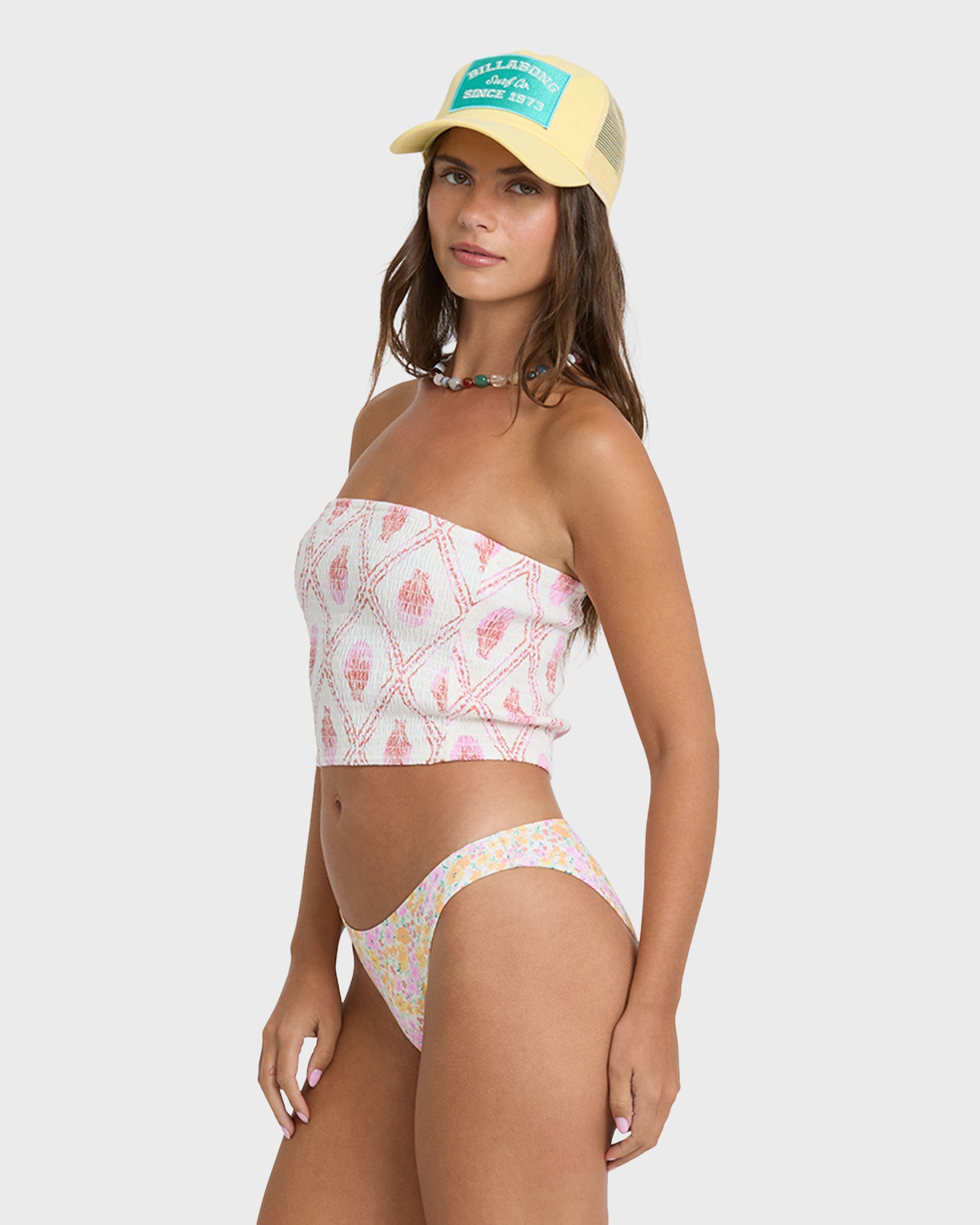 Keep It Simple Shell Ya Later Tube Top - Salt Crystal