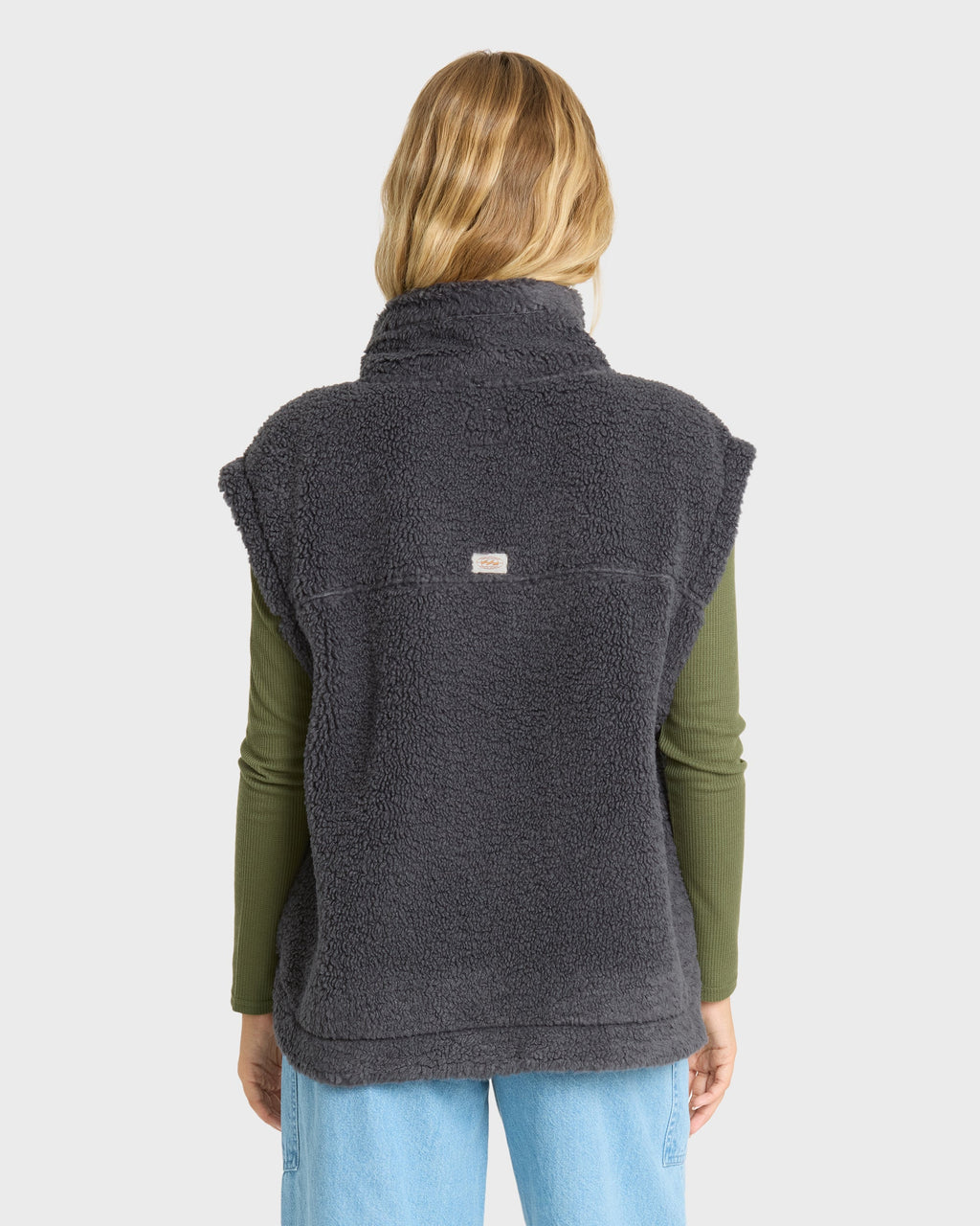 Waver Fleece Vest - Black Sands