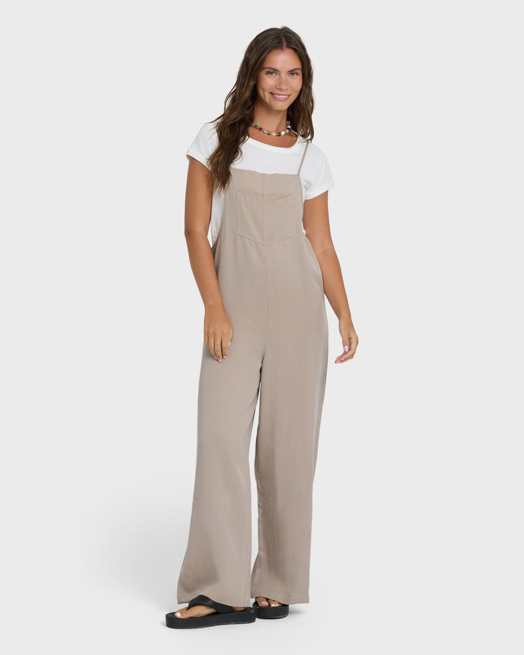 Best Ever Jumpsuit - Cobblestone