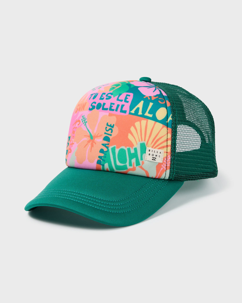 Coastal Trucker Hat - Deep Lagoon Multi