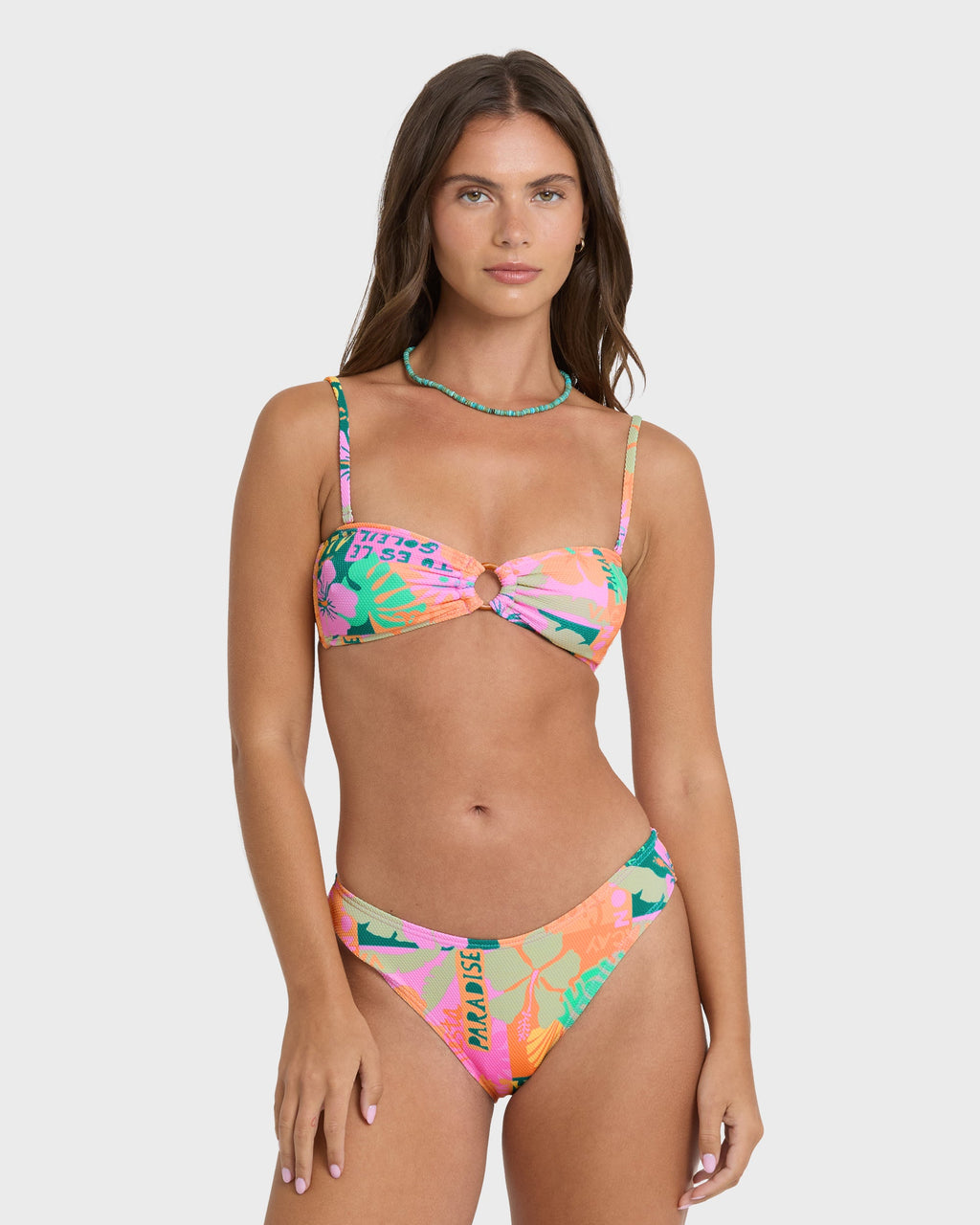 Sunscape Rio Bandeau Bikini Top - Deep Lagoon