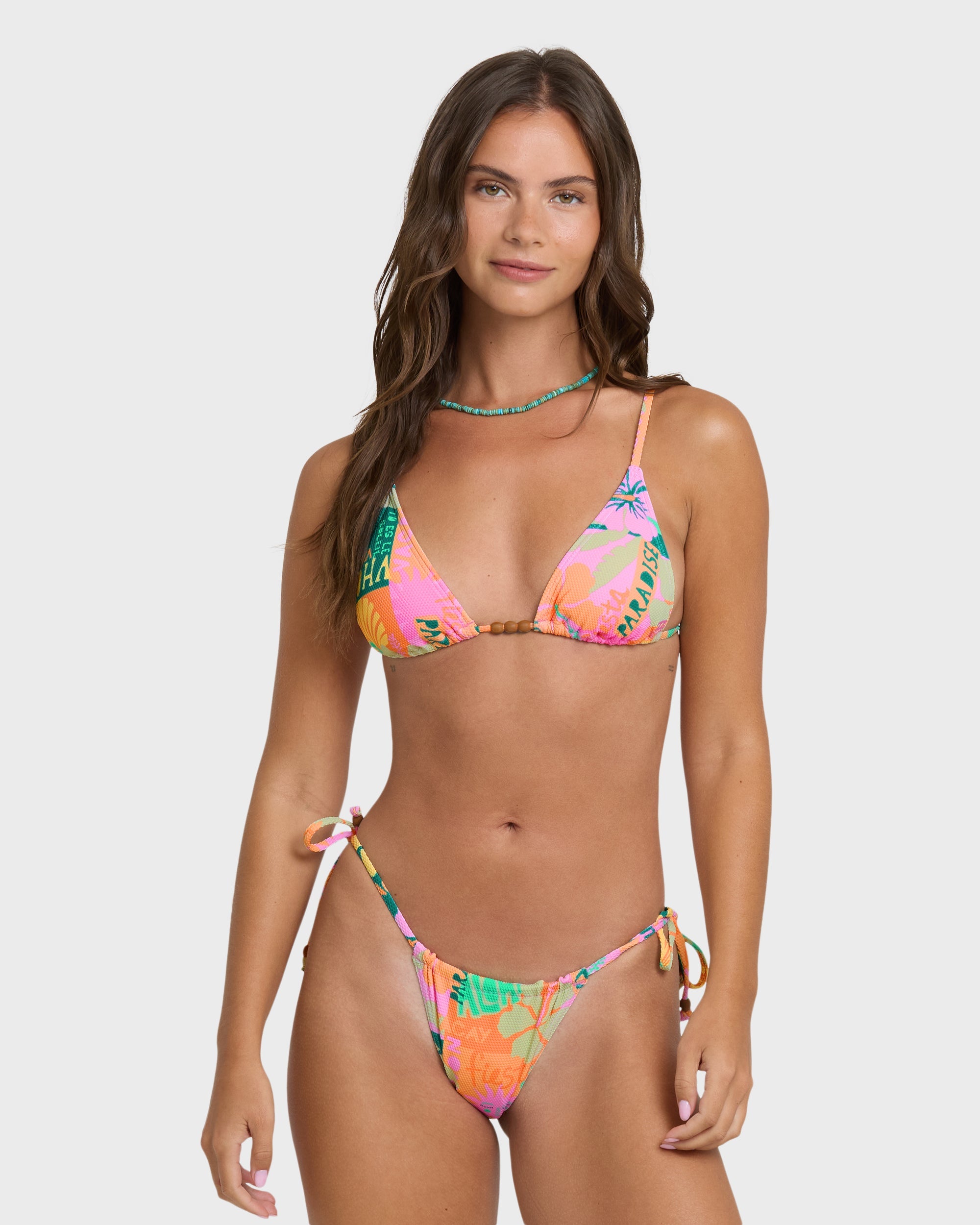 Sunscape Low Tide Skimpy Bikini Bottoms - Deep Lagoon