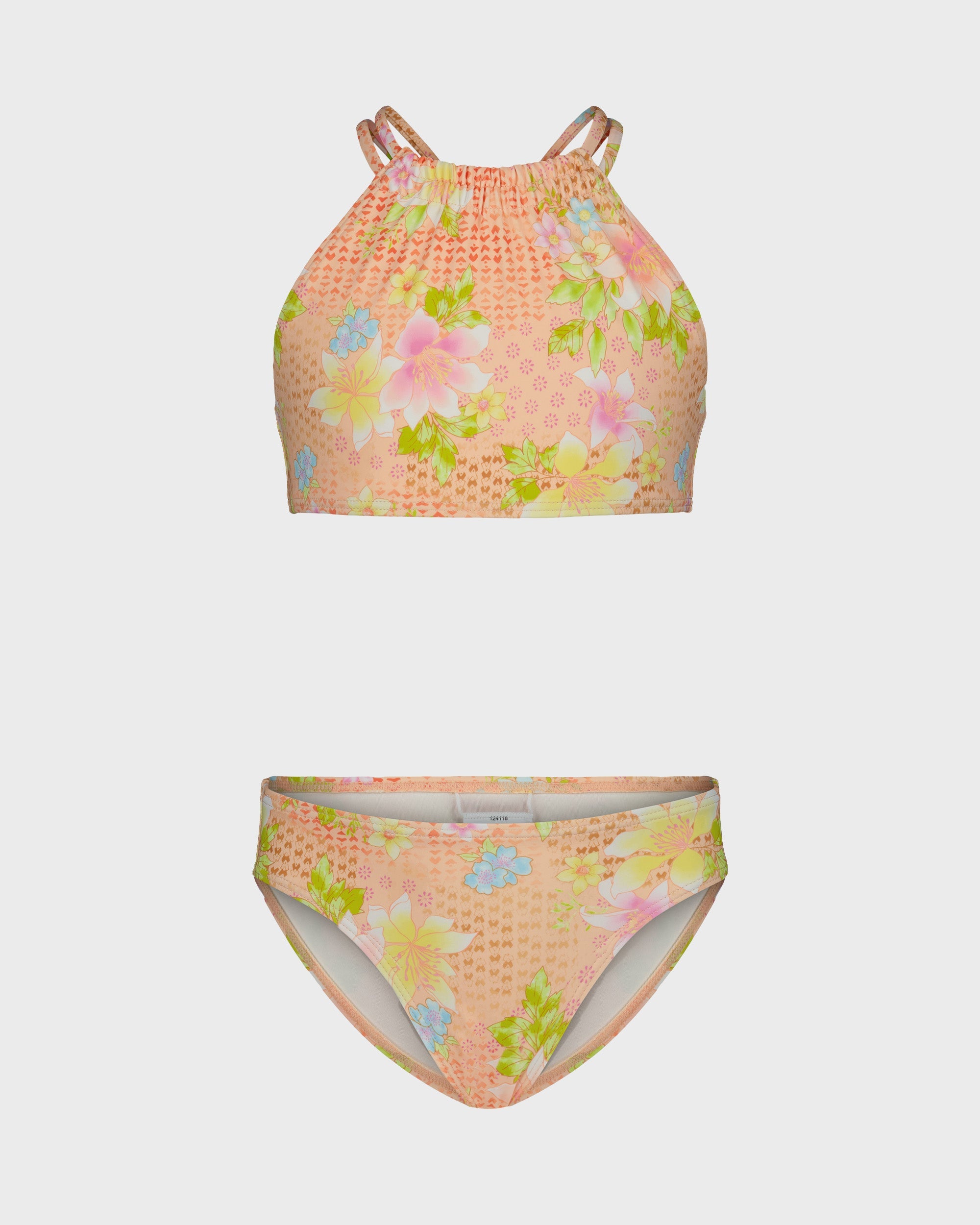 Girls Crazy For Coral Bikini Set