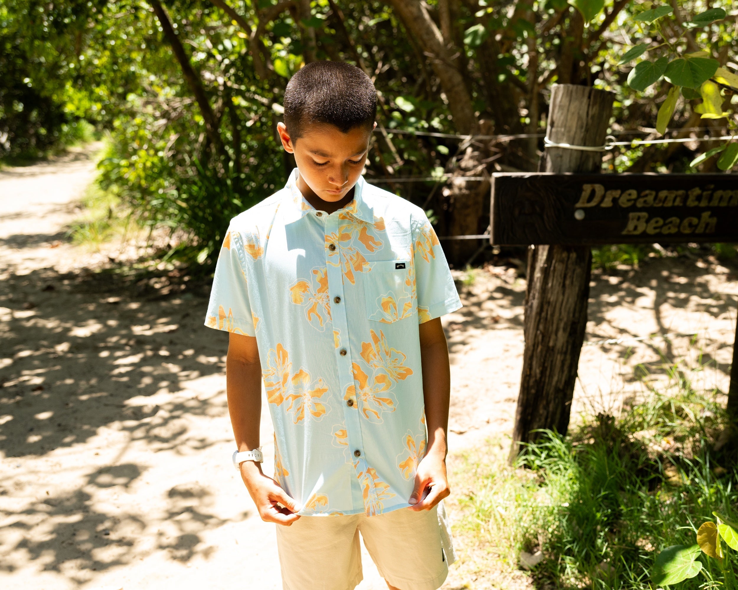 Boys Sundays Short Sleeve Shirt