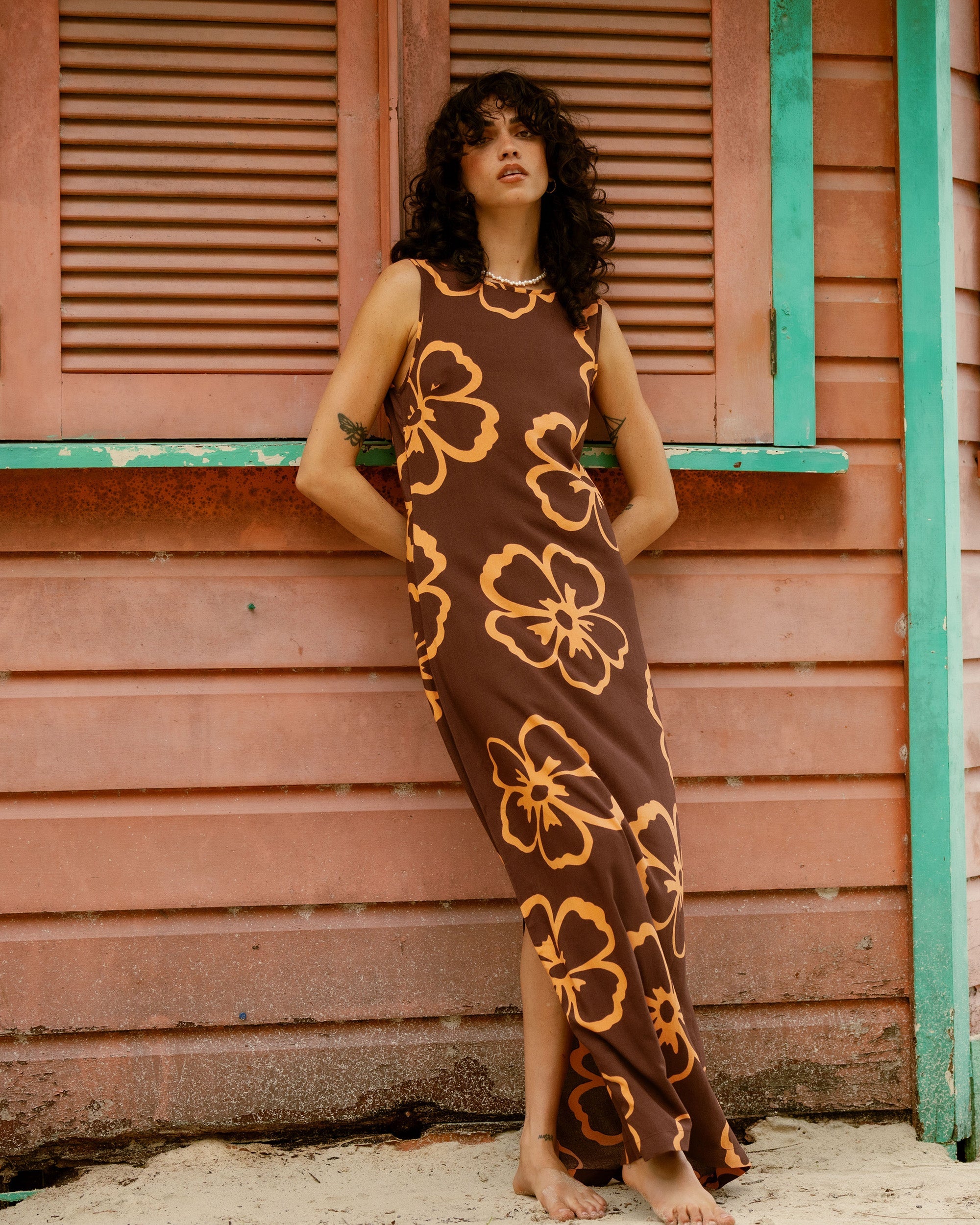 Sunkissed Maxi Dress - Teak
