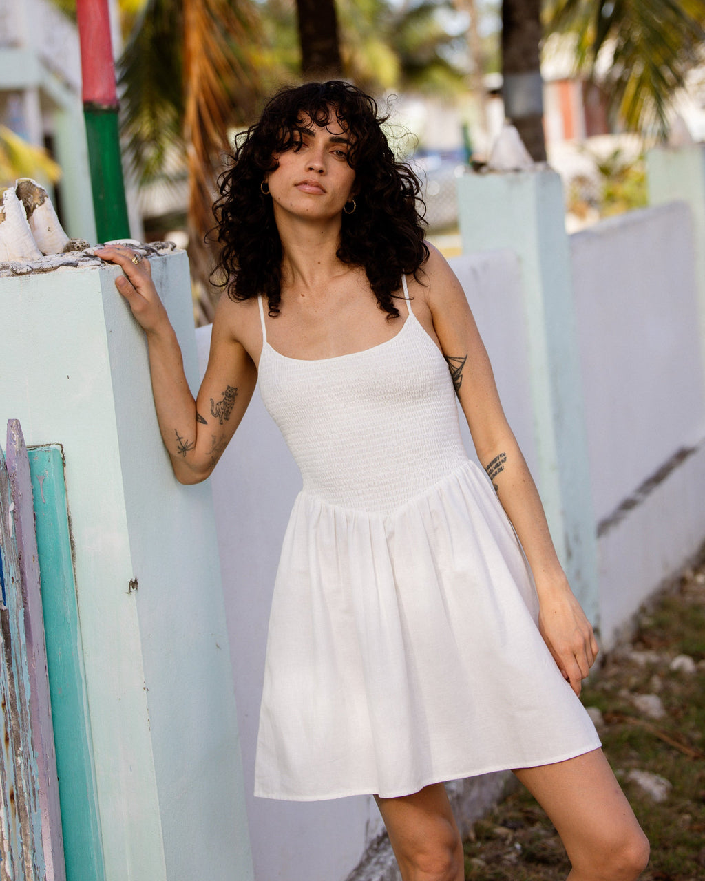 True Love Mini Dress - Salt Crystal